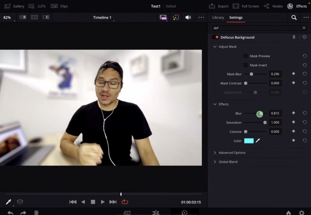 Mit Shift+F kannst du den vergrößerten Viewer Modus aktivieren. So siehst du mehr und hast auch ein erweitertes Effekt-Panel für deine Änderungen.
