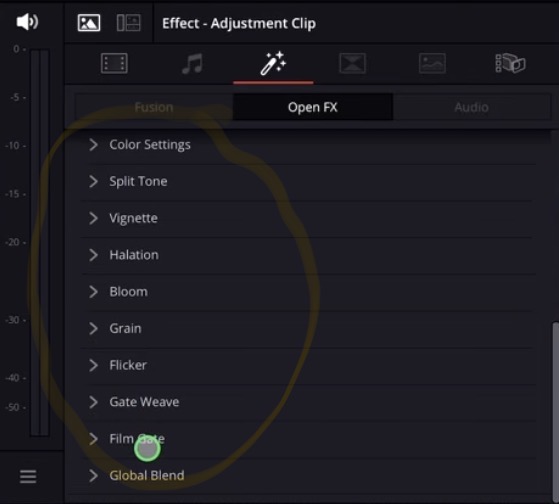 Es gibt eine Menge Einstellungen, die du in diesem einen Effekt allein anpassen kannst.