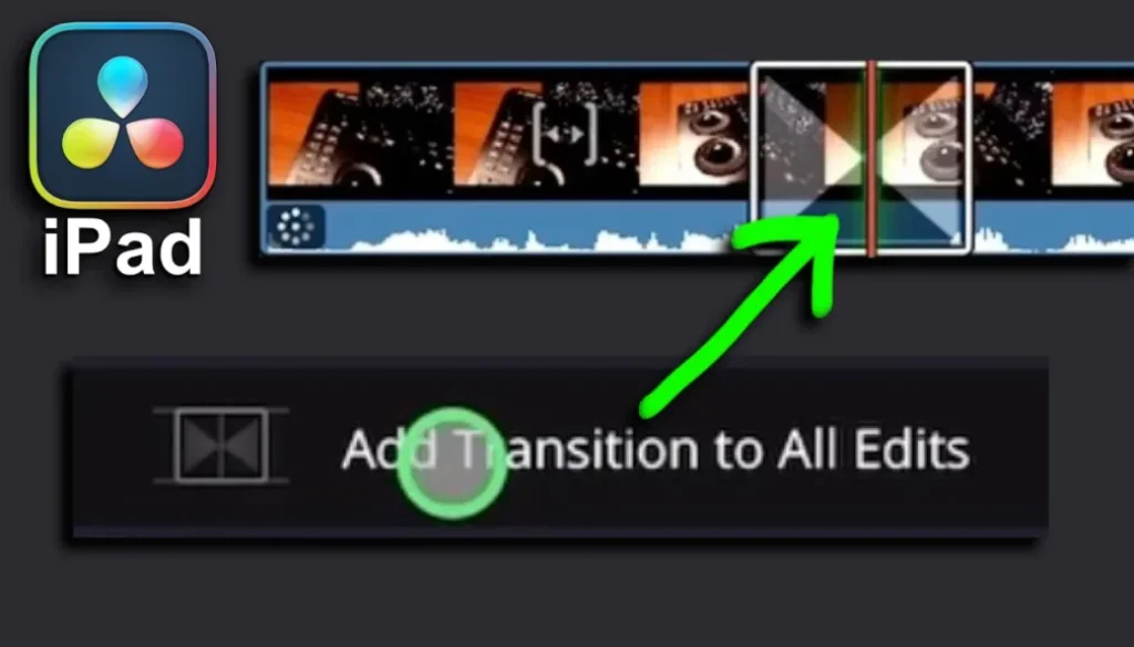 How to Apply Transitions to ALL Clips at Once in DaVinci Resolve iPad