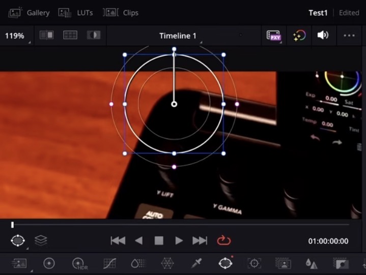 Then position it on the area you want to track in the viewer.