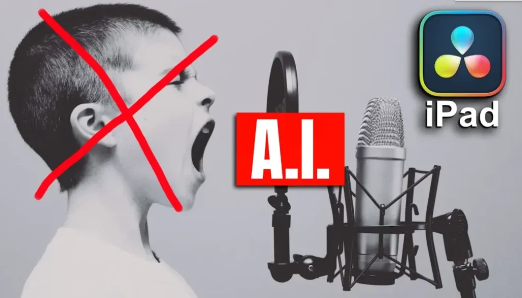 AI Voiceover in DaVinci Resolve iPad: No Microphone Needed!