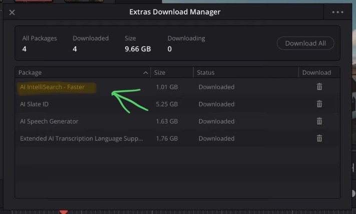 Download "IntelliSearch faster" to use the feature.