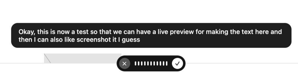 Under Style you now find Live Text. You can choose Off, Live Preview Window or Type Directly into the App.